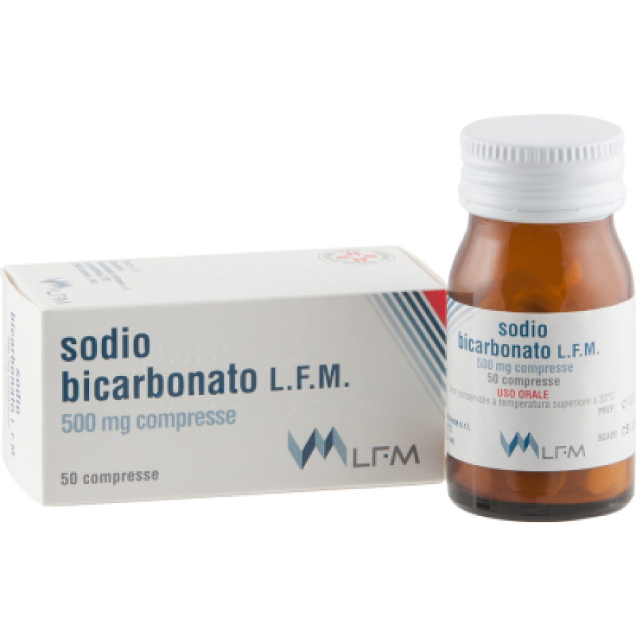 SODIO BICARB*50CPR 500MG FL