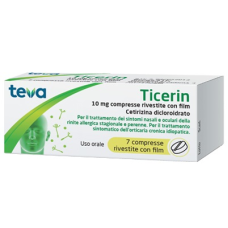 TICERIN*7CPR RIV 10MG