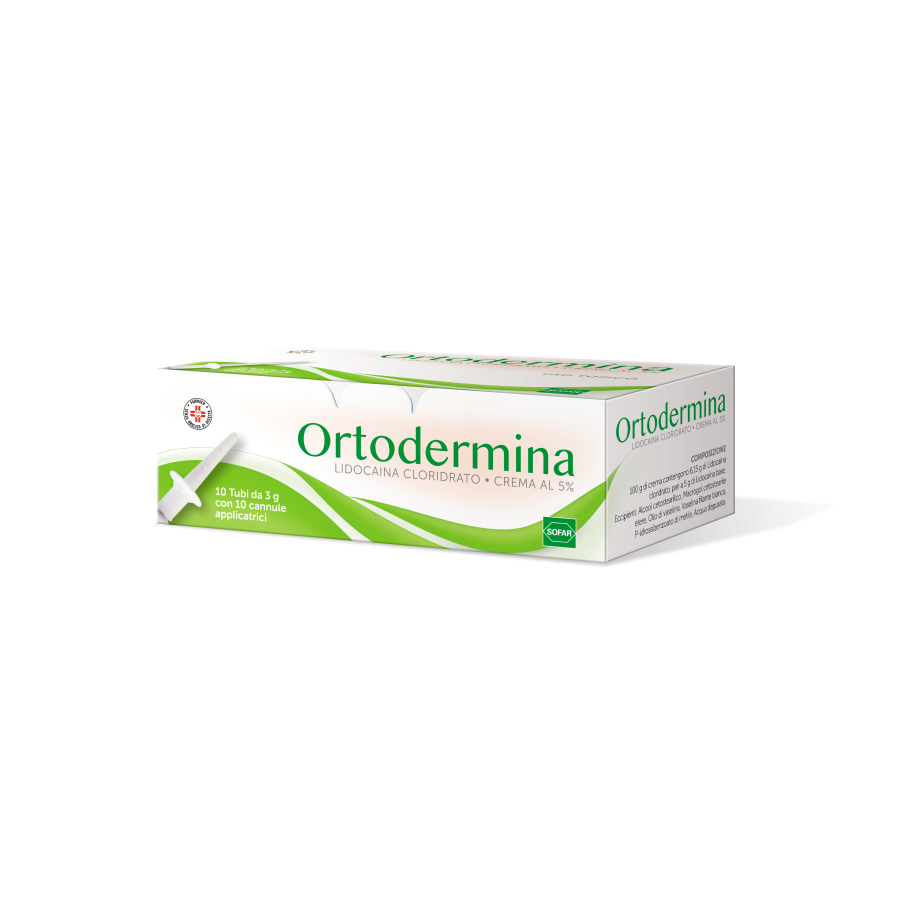 ORTODERMINA*10TUBI CREMA 3G 5%