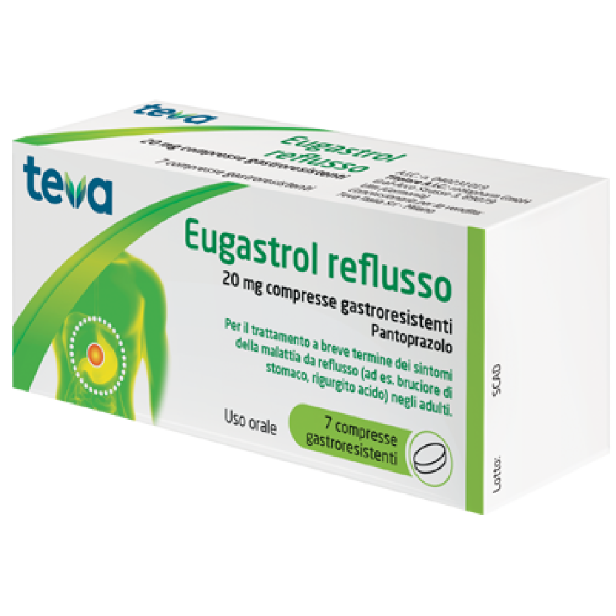 EUGASTROL REFLUSSO*7CPR 20MG