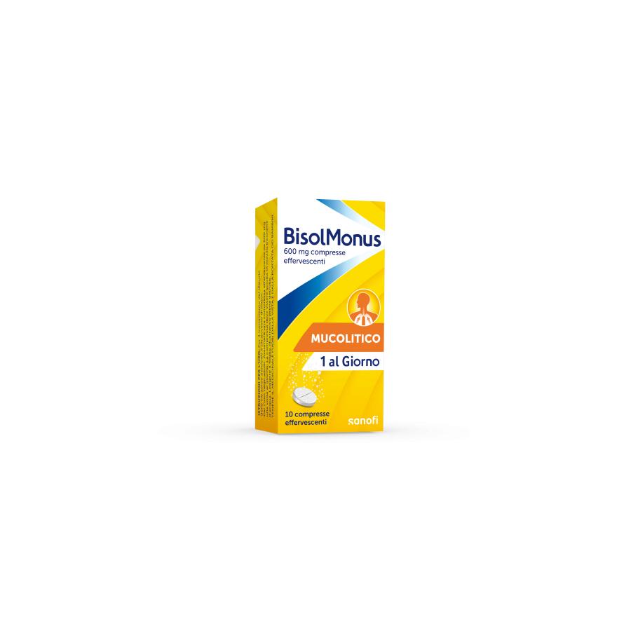 BISOLMONUS*10CPR EFF 600MG