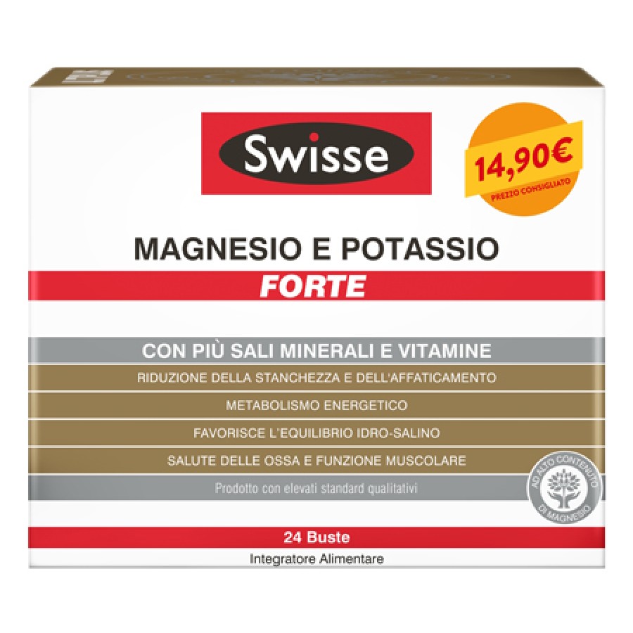 SWISSE MAGNESIO POTASSIO FORTE 24 BUSTINE