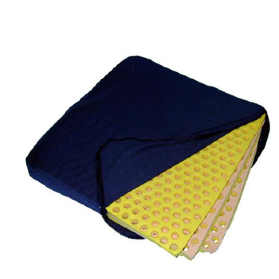 CUSCINO ANTIDECUBITO IN SCHIUMA DI SILICONE PER LA PREVENZIONE E LA CURA DELLE PIAGHE DA DECUBITO PER LUNGODEGENTI E DISABILI IN CARROZZELLA PRODOTTO IN POLIMERO SILICONICO