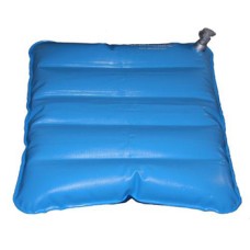 CUSCINO ANTIDECUBITO AD ARIA/ACQUA DIMENSIONI 41X41CM, APPLICABILE SU SEDIE DA COMODO O SU CARROZZELLE CAMERA D'ARIA IN PVC ATOSSICO ELETTROSALDATO, PATTA ANTISCIVOLO IN PVC