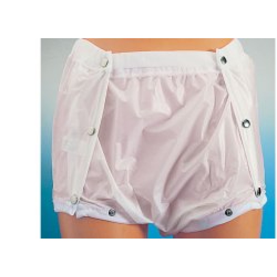 MUTANDA PER INCONTINENZA STANDARD MISURA 3, PRODOTTA IN PVC CON BORDI IN COTONE ELASTICIZZATO. INDICATA, CON L'INSERIMENTO DEL PANNOLONE, PER L'INCONTINENZA TEMPORANEA