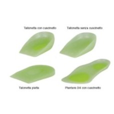 PLANTARE 3/4 CON CUSCINETTO E SCARICO METATARSALE PER SCARPE DAL NUMERO 41 AL NUMERO 42. I PLANTARI IN SILICONE SONO CONSIGLIATI PER METATARSALGIE E SPERONE CALCANEALE