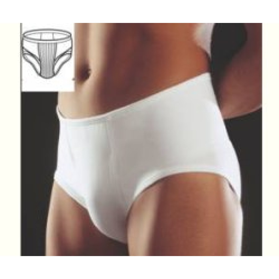 SLIP UOMO WELLNESS 651 ERNIA MEDIO AZZURRO 90 CM