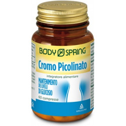 BODY SPRING CROMO PICOLINATO 60 COMPRESSE
