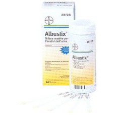 STRISCIA REATTIVA ALBUSTIX PER RICERCA DELLE PROTEINE NELLE URINE 50 PEZZI CODICE ARTICOLO 2872C