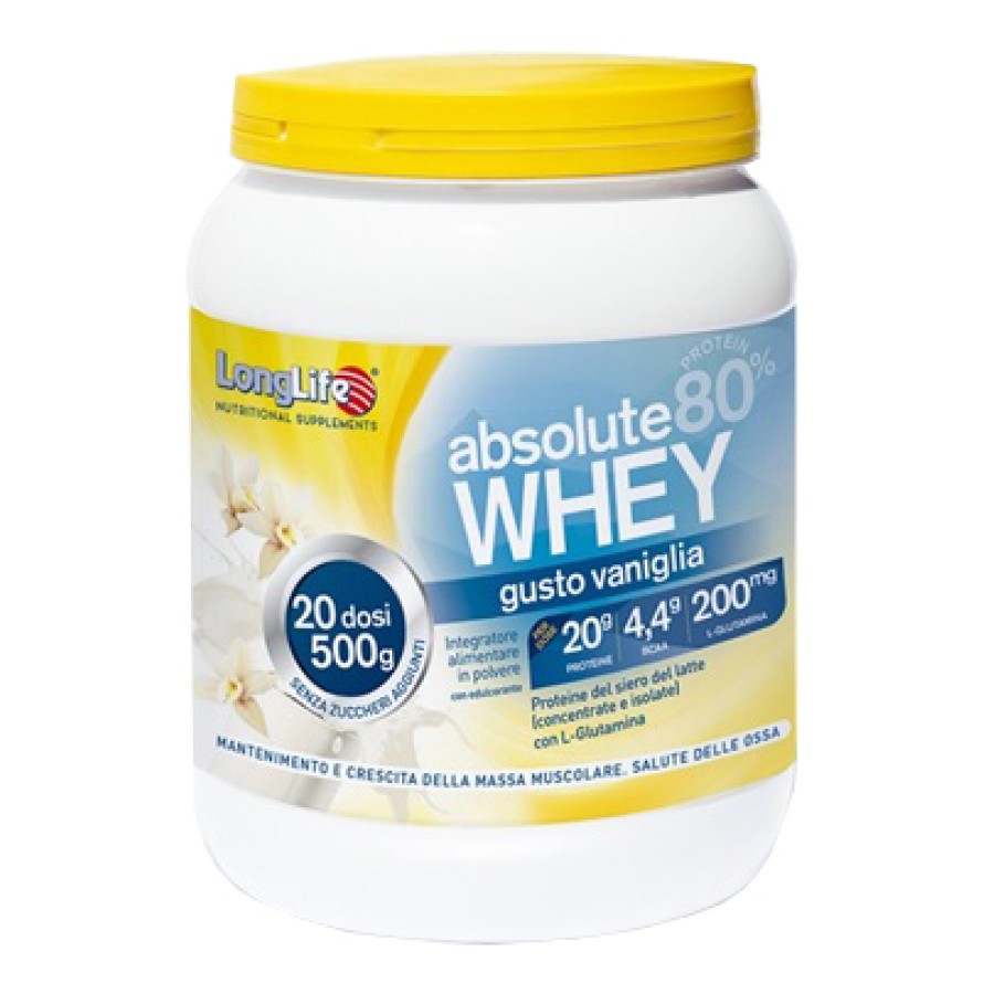LONGLIFE ABSOLUTE WHEY VANIGLIA 500 G
