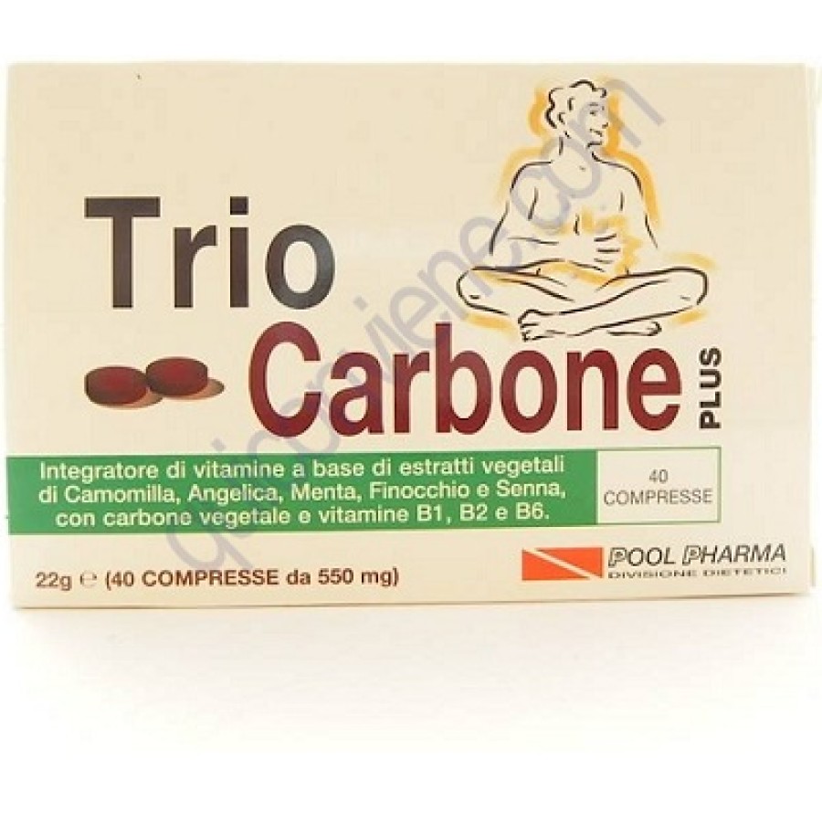 TRIOCARBONE PLUS 40 COMPRESSE