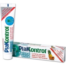 PLAKKONTROL NATURAL WHITE DENTIFRICIO 100 G