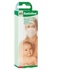 MASCHERINA FACCIALE NASO/BOCCA RATIOLINE MODELLO UNIVERSALE CONFEZIONE 6 PEZZI