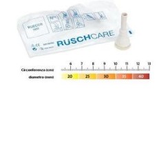 CATETERE ESTERNO RUECCO TIPO CONDOM IN LATTICE SINTETICO WIRUPREN CON SISTEMA DI RACCORDO 35MM 30 PEZZI