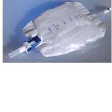 SACCA RACCOGLI URINA DA GAMBA PER INCONTINENZA IN PVC 750 ML TUBO RACCORDO DIRITTO 30 CM+RUBINETTO SCARICO+VALVOLA ANTIREFLUSSO+2 FASCE A BOTTONI 30 PEZZI
