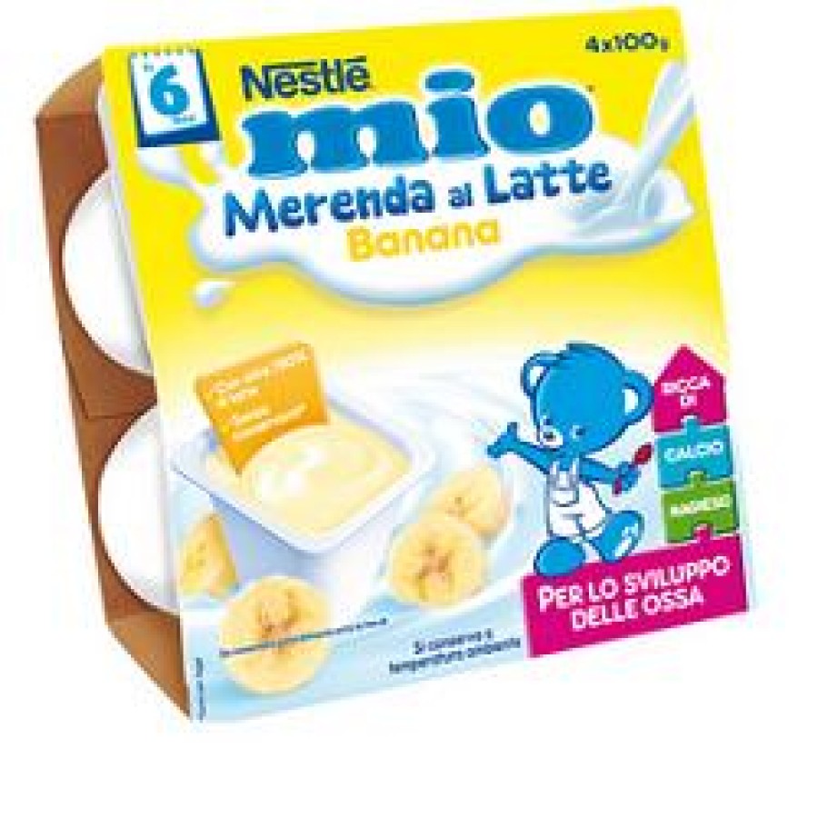 MIO MERENDA BANANA 4 X 100 G