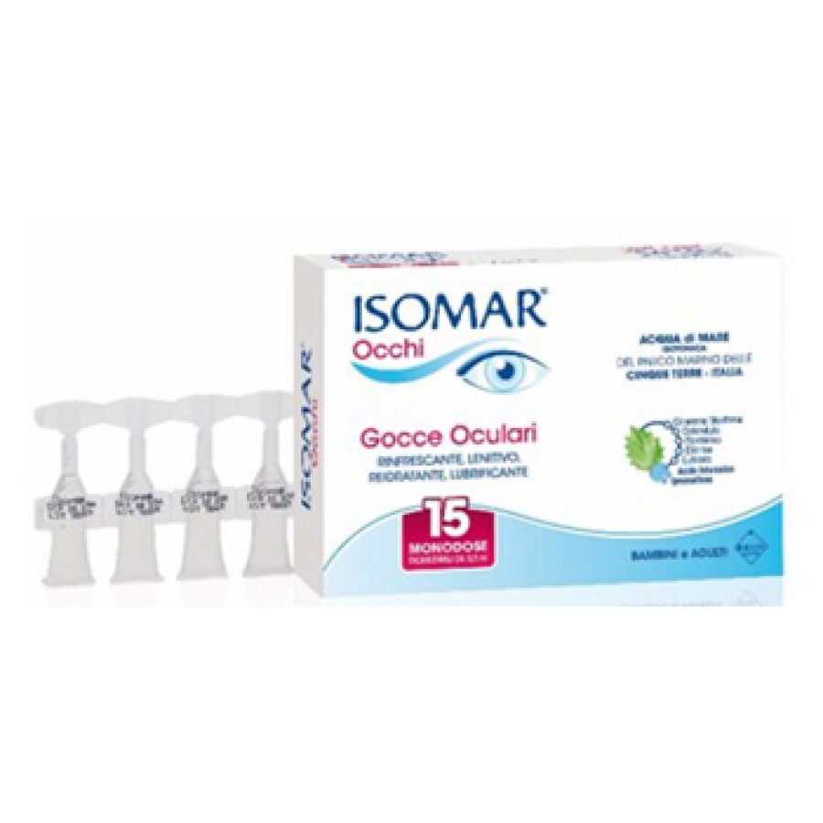 ISOMAR OCCHI GOCCE OCULARI ALL'ACIDO IALURONICO 0,20% 15 FLACONCINI