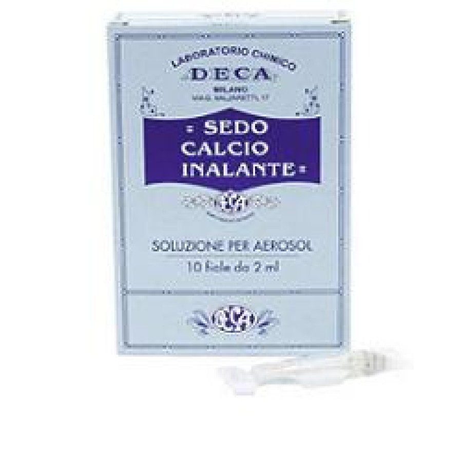 SEDO CALCIO INALANTE 10 FIALE 2 ML PER AEROSOL E DOCCIA NASALE