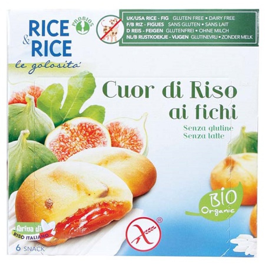 RICE&RICE CUOR DI RISO AI FICHI SENZA LATTE 6 X 33 G