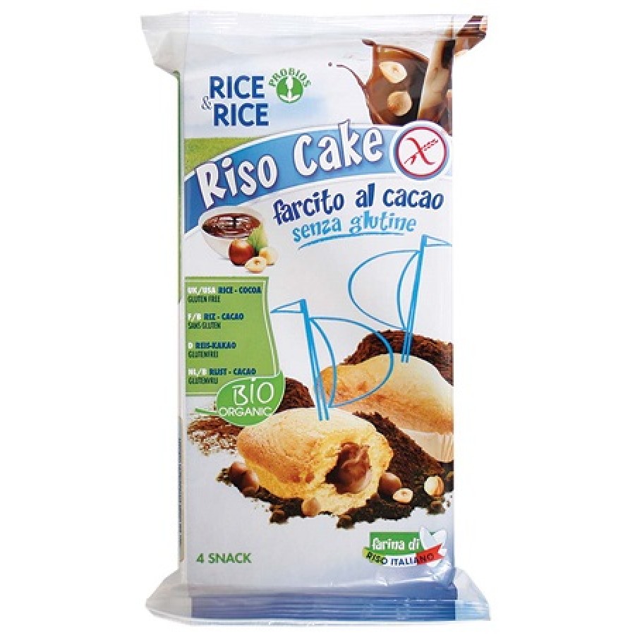 RICE&RICE RISO CAKE AL CACAO 4 X 45 G