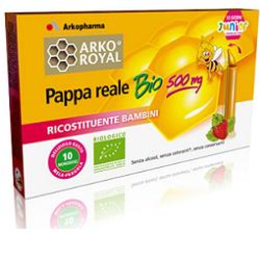 ARKOROYAL PAPPA REALE BIOLOGICA 500 MG 10 UNICA DOSE