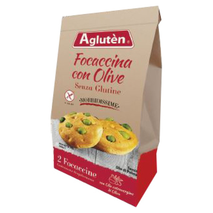 AGLUTEN FOCACCINA CON OLIVE 2 X 50 G