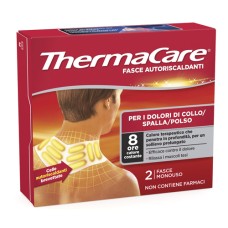 FASCE AUTORISCALDANTI A CALORE TERAPEUTICO THERMACARE COLLO SPALLA POLSO 2 PEZZI