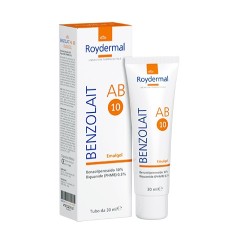 SEBOREGOLATORE/PURIFICANTE PER LA PELLE DEL VISO BENZOLAIT AB 10 EMULGEL 30 ML
