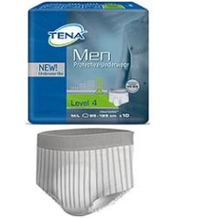 PANNOLONE A MUTANDINA PULL UP MASCHILE TENA MEN LIVELLO 4 10 PEZZI