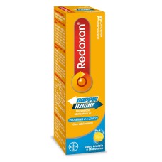 REDOXON DOPPIA AZIONE 15 COMPRESSE EFFERVESCENTI VITAMINA C ZINCO ARANCIA E MANDARINO 45,78 G