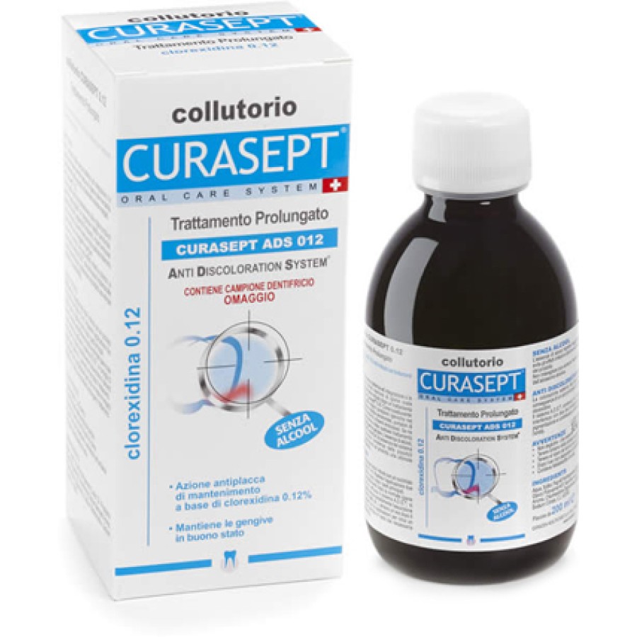 CURASEPT ADS COLLUTORIO 012 + DENTIFRICIO GEL OMAGGIO