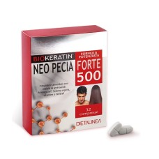 DIETALINEA BIOKERATIN NEO PECIA FORTE 500 32 COMPRESSE 4 BLISTER IN ASTUCCIO 48 G