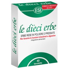 ESI LE DIECI ERBE 40 TAVOLETTE