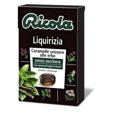 RICOLA LIQUIRIZIA SENZA ZUCCHERO 50 G
