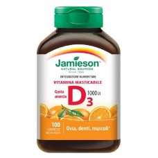 JAMIESON VITAMINA D MASTICABILE ARANCIA 100 COMPRESSE