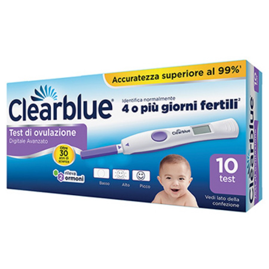 CLEARBLUE TEST DI OVULAZIONE AVANZATO 1 PEZZO