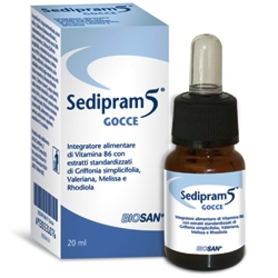 SEDIPRAM 5 GOCCE 20 ML