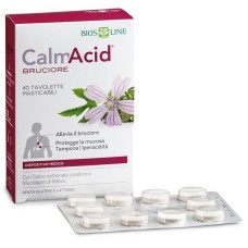 BIOSLINE CALMACID BRUCIORE 40 TAVOLETTE MASTICABILI