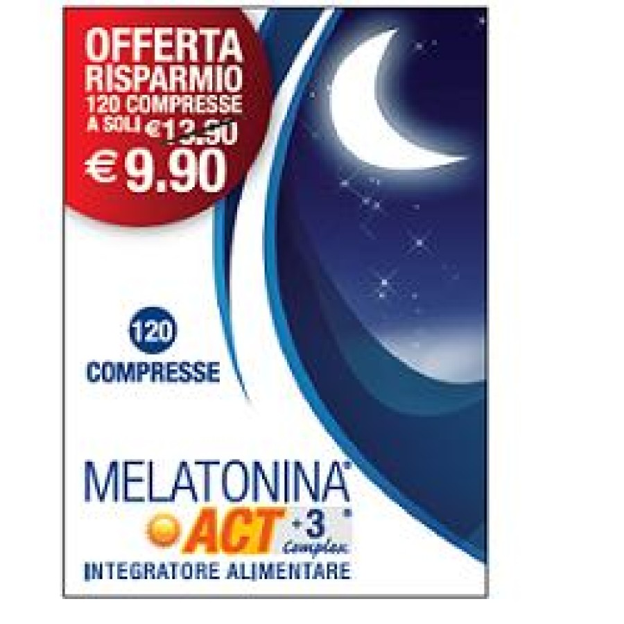MELATONINA ACT 1MG +3 COMPLEX 120 COMPRESSE 18 G