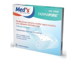 MEDS PORE MEDICAZIONE IN POLIURETANO ADESIVA IMPERMEABILE 5X7CM 5 PEZZI