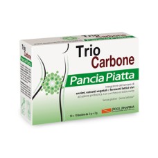 TRIOCARBONE PANCIA PIATTA 10 + 10 BUSTINE