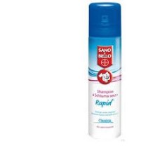 SANO E BELLO SHAMPOO MOUSSE RAPID CLASSICO FLACONE 300 ML PER LAVAGGIO SENZ'ACQUA