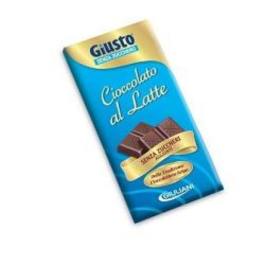 GIUSTO SENZA ZUCCHERO TAVOLETTE CACAO LATTE 85 G