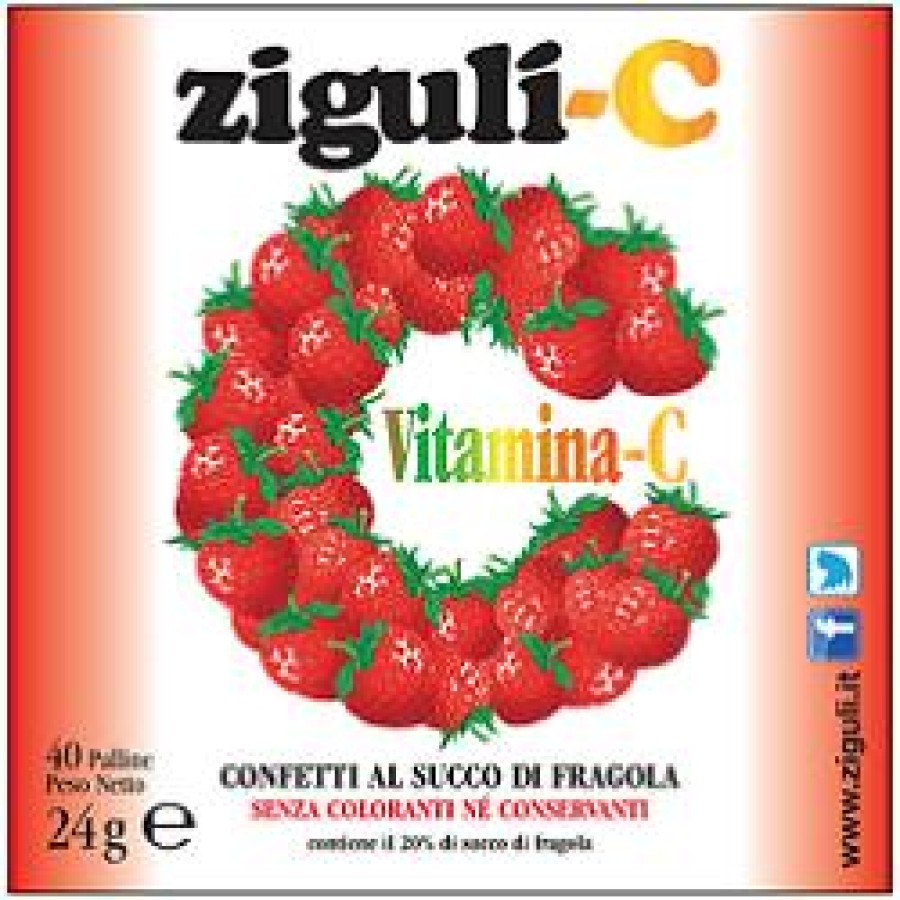 ZIGULI C FRAGOLA 40 CONFETTI 24 G