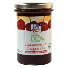 COMPOSTA DI CILIEGIE CON POLPA DI MELA BIO 320 G