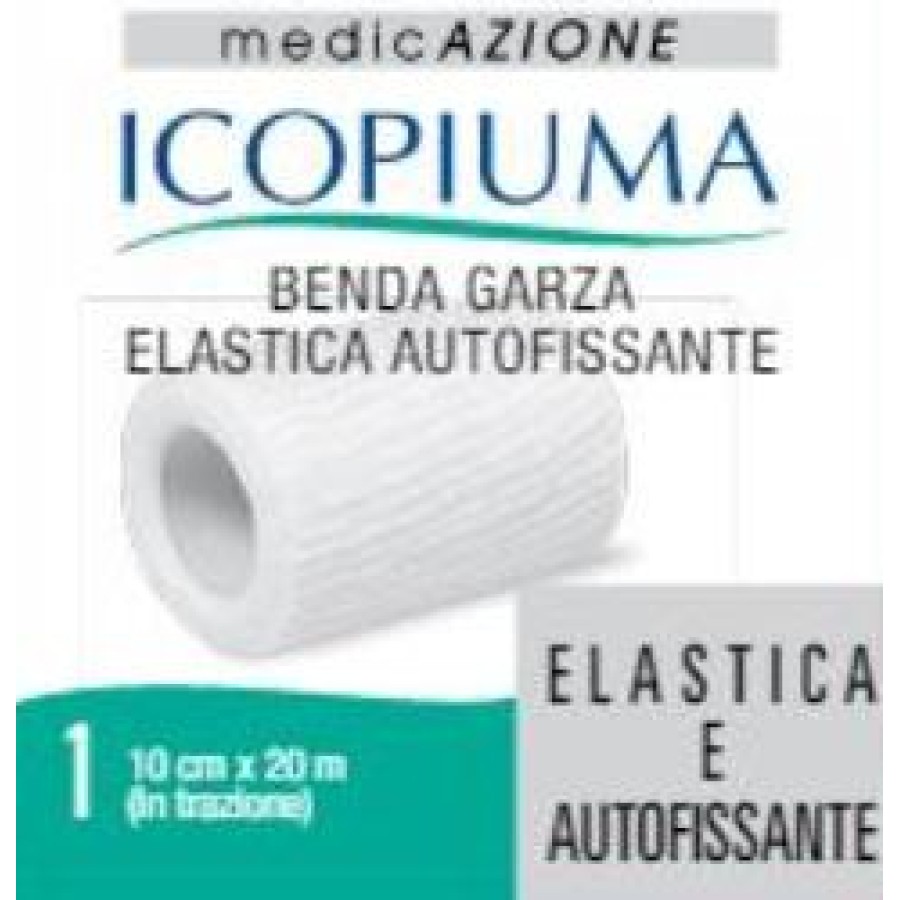 BENDA GARZA ELASTICA ICOPIUMA AUTOFISSANTE CM 10 X 20 MT
