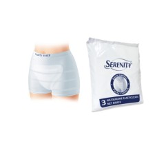 MUTANDINA A RETE PER INCONTINENZA SERENITY PANTY COMFORT XL 3 PEZZI