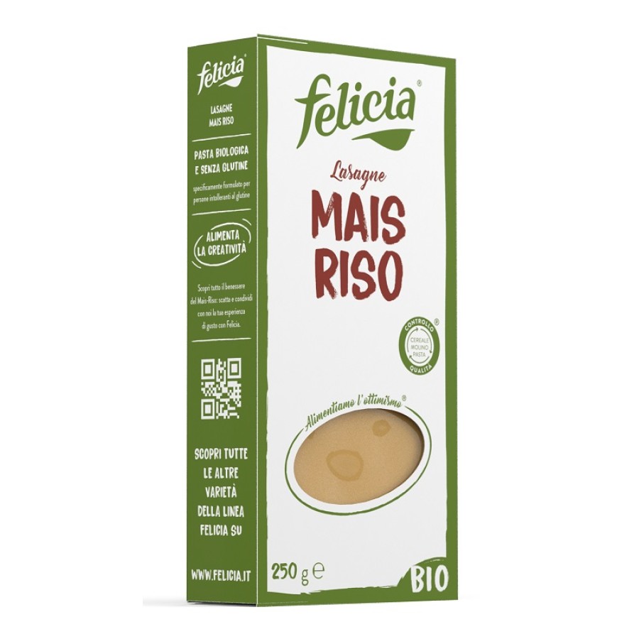 FELICIA PASTA BIOLOGICA MAIS/RISO LASAGNE 250 G