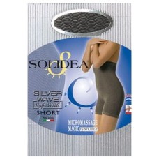 SILVER WAVE HIGH WAIST SHORT PANTALONCINO NERO VITA ALTA A COMPRESSIONE MEDIA FORTE TAGLIA 3ML