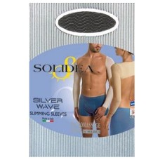 SILVER WAVE SLIMMING SLEEVES COLORE NERO MISURA MEDIA